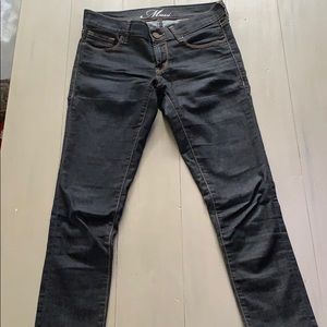 Dark wash skinny jeans. By Mavi. Size 27
